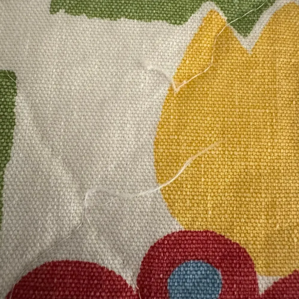 Vintage 1970s Kids Quilt Puppy Chicken Turtle Teddy Bear Doll Blanket 42